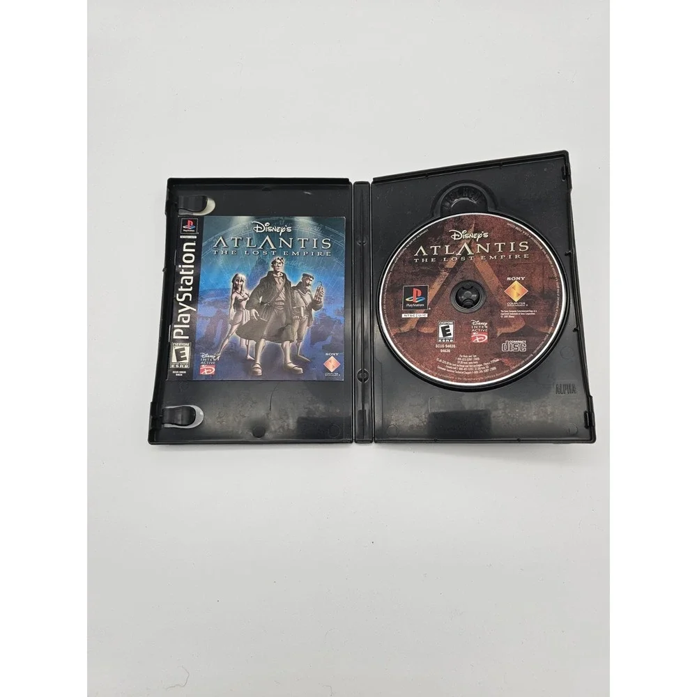 Atlantis The Lost Empire - PS1 Playstation Game & Manual Replacment Case